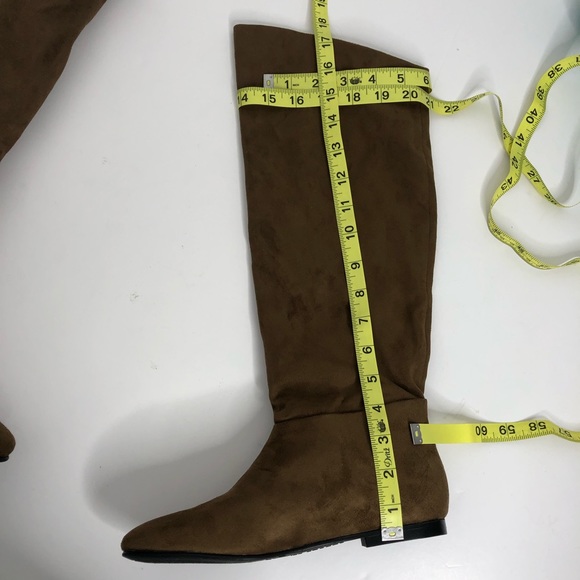 Indigo Road Brown Over Knee Faux Suede Boot 6.5 - Picture 7 of 7
